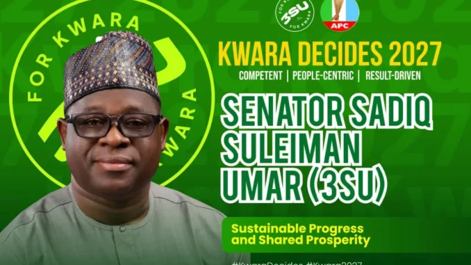 KWARA DECIDES: Data and Competence Positions Senator Sadiq Umar as APC’s Strongest Choice for Victory in 2027