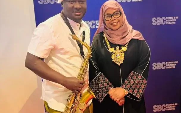 Olamide Sax Delivers Captivating Performance at Stand & Be Counted’s Soapbox Theatre Spotlight